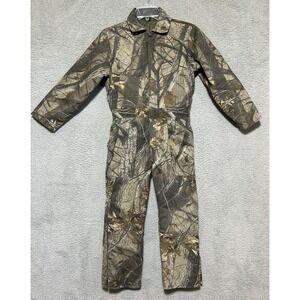 Walls Blizzard Pruf Insulated Coveralls Youth 12 Camo Hunting Made USA Outdoor